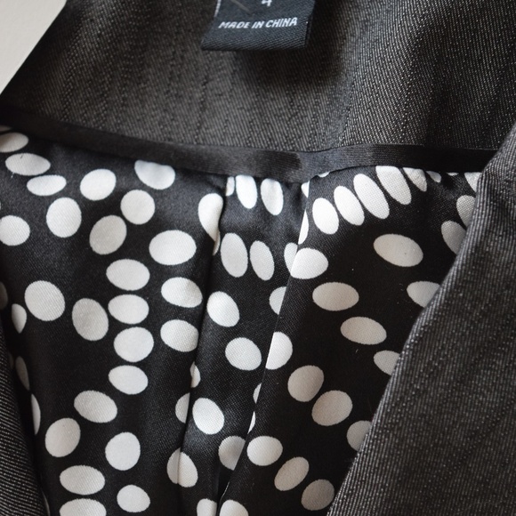 Willi Smith Black Dress Blazer Size 4 - Picture 7 of 7